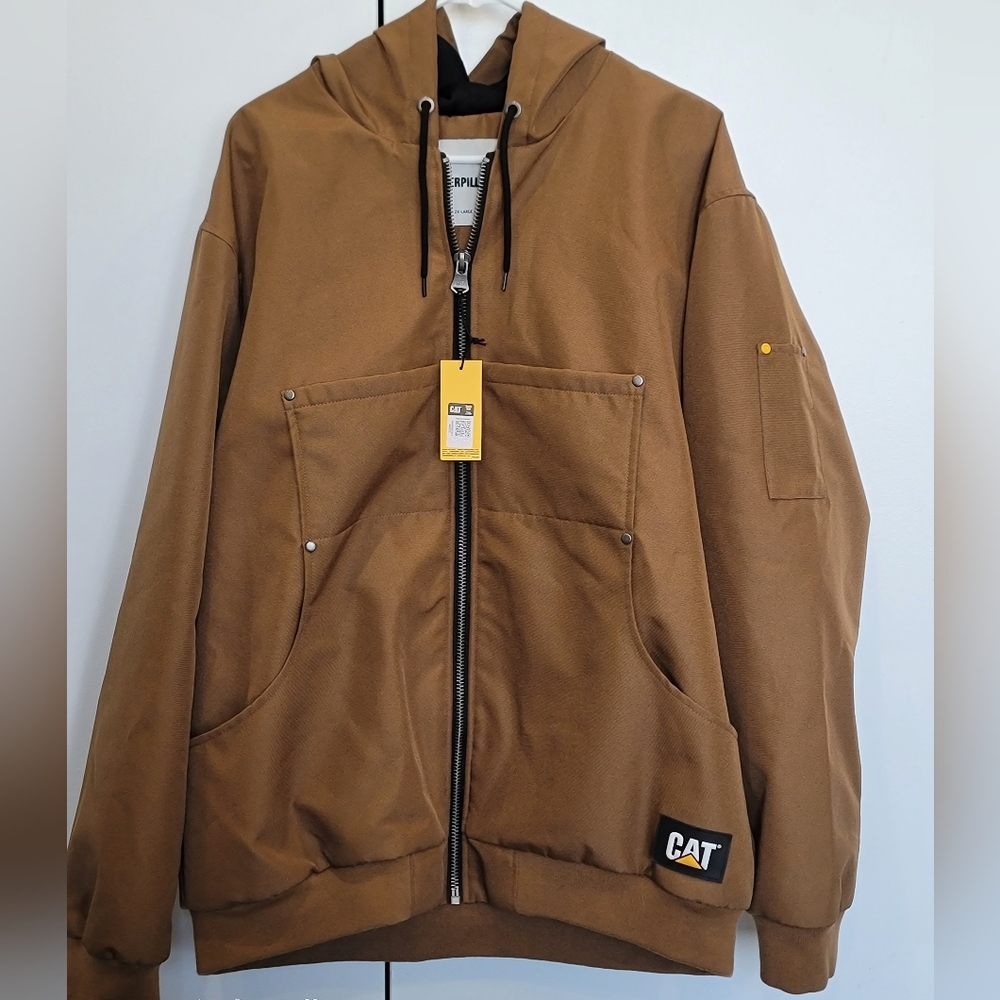 (NWT) CATERPILLAR Men's Construction Utility Zipper-up Jacket